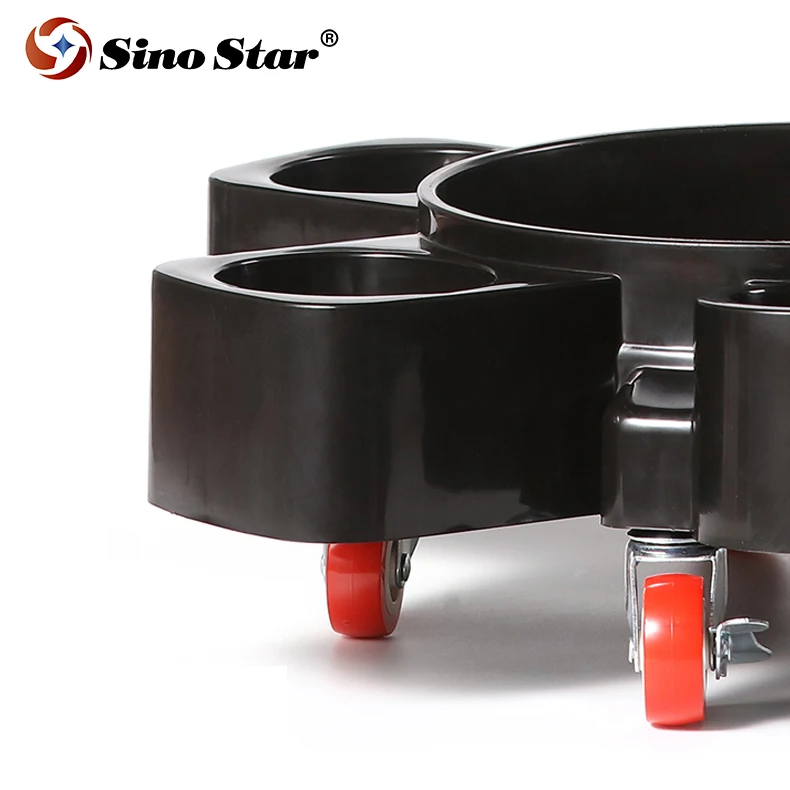 BJJN10 Hot Sale Muti-fuctional 10.8 Inch Removable Rolling Bucket Dolly for  4.4 Gal Bucket Base Car Wash System - AliExpress