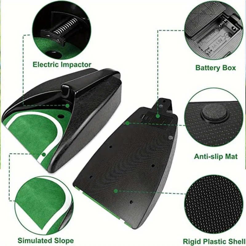 Golf Ball Return Device Automatic Ball Return Device Golf Practice Supplies Golf Accessories Putter Exerciser 5