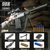 Gun for Kids AWM 98K Soft Bullet Shell Throwing Toy Gun Rifle Sniper Manual Toy Weapons Shooting Games Child Boys Birthday Gifts 6