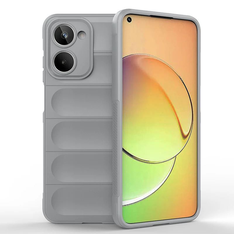 Enhanced Shockproof Liquid Silicone Back Phone Case - Durable Protective Cover