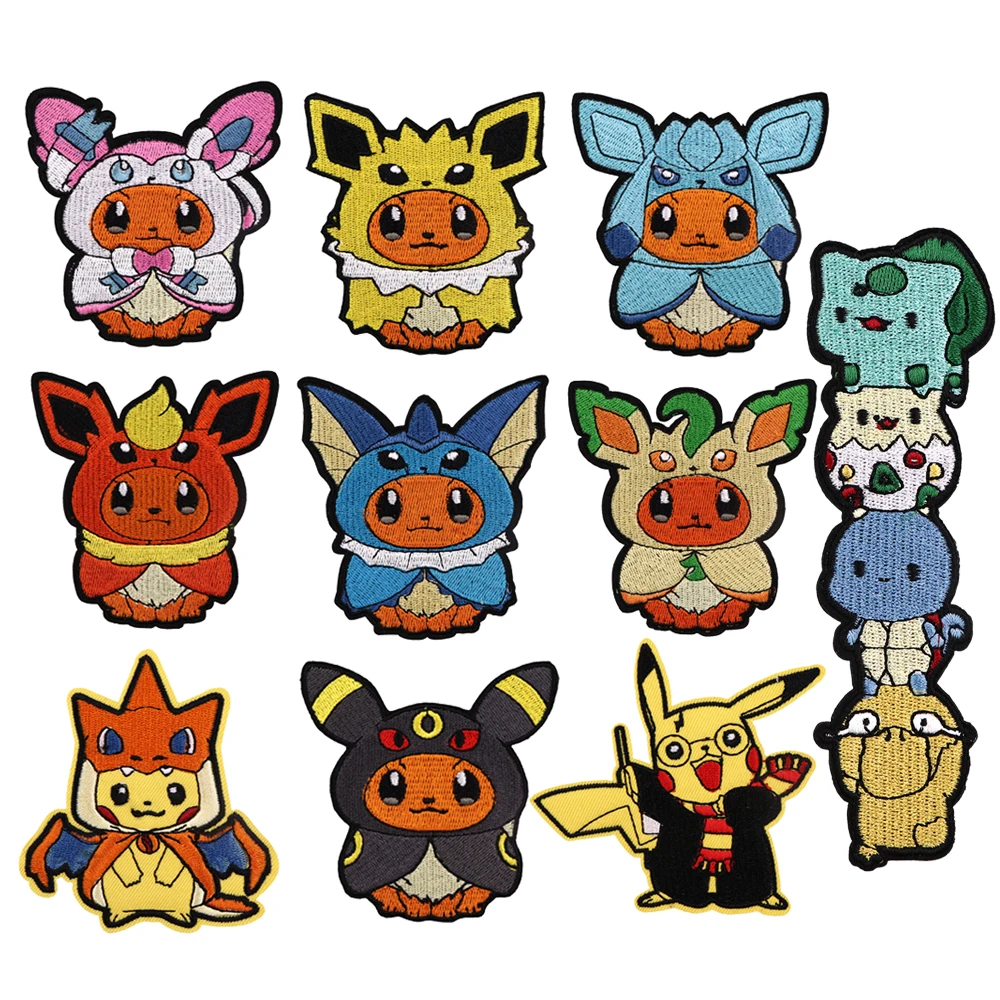 

Japanese Anime Game Patches For Clothes Women Girls DIY Embroidery Applique Fusible Patch DIY Ironing Stickers Badge Accessories