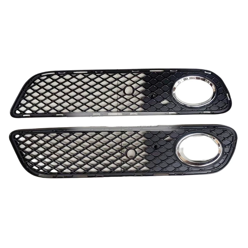 1Pair Car Front Bumper Fog Light Grille Fog Lamp Grill Cover with