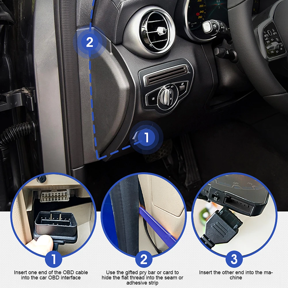 OBD2  ÷, ȭ ȣ ,  溸, ڵ HUD  ˸, LCD ÷,  