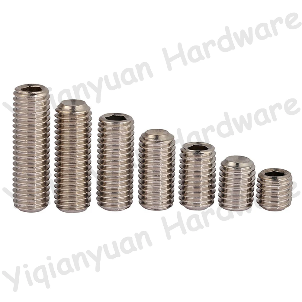 Yiqianyuan 5/16-18 UNC 5/16-24 UNF DIN916 SUS304 ステンレス