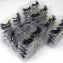 

Wholesale Mink Eyelashes 100% Cruelty Free Handmade 10/20/50pc 3D Mink Lashes Full Strip False Eyelashes