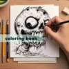 1pc CUTE ZOMBIE DOLL Coloring Book 24 Pages Halloween Adult Picture Book For Kill Time Graffiti Painting Drawing 6