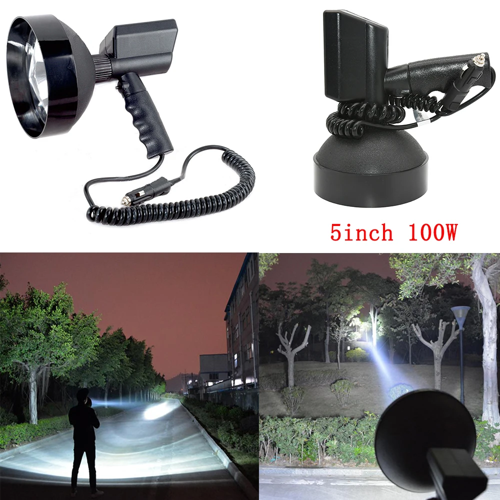 PortableSpotlightsHuntingSpotlightsXenonFlashlightPortable