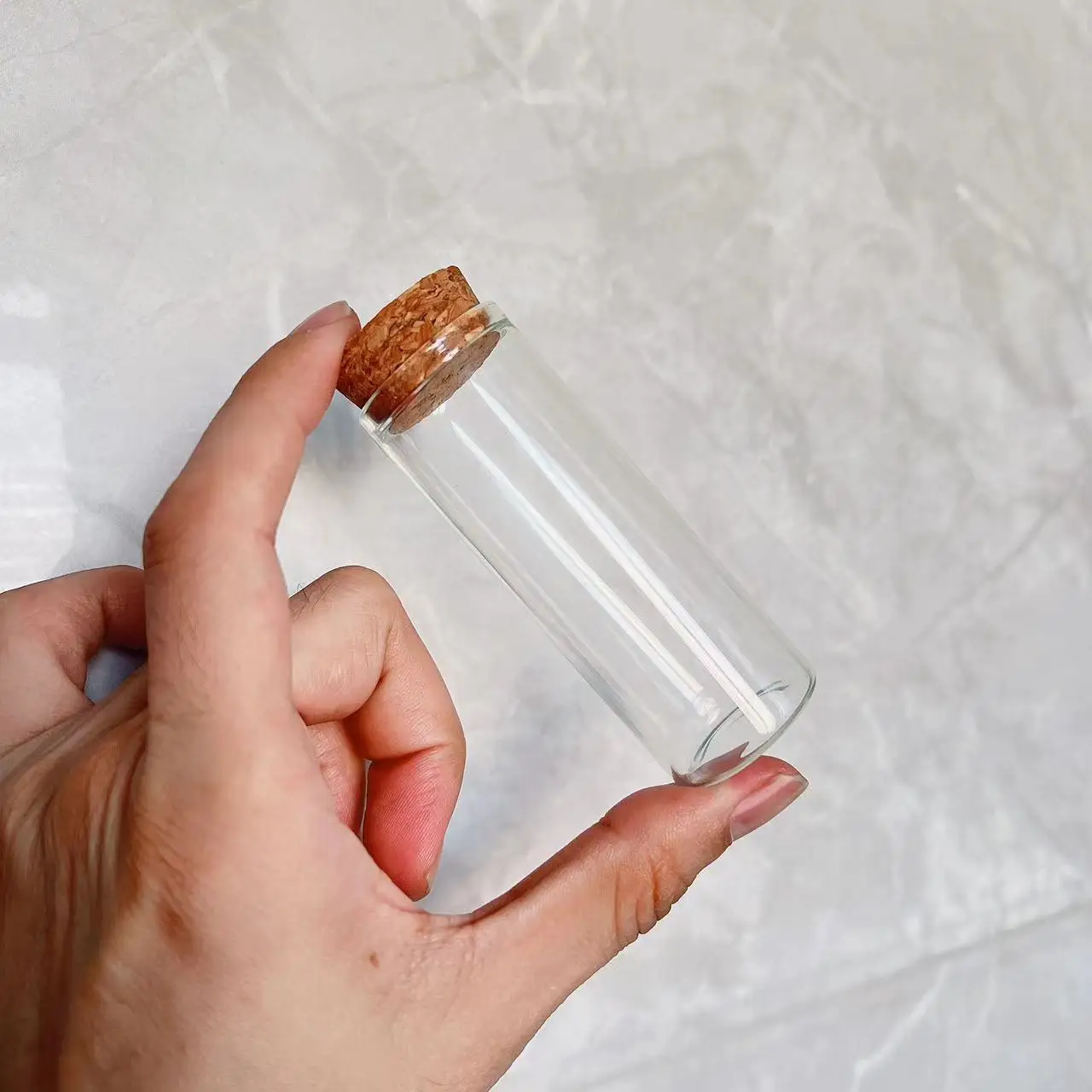 15 Pcs Glass tubes 20*30*80mm 40ml Glass bottle with Cork Lids Wishing bottles Glass Jars Spice Jars Test Tubes for Art Craft 5