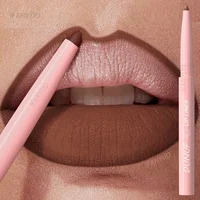 Tapered Nib Lip Liner Pencil Long-Lasting Matte Creamy Plumping Lip Stain Waterproof Natural Nude Brown Slim Lip Liner Makeup 1