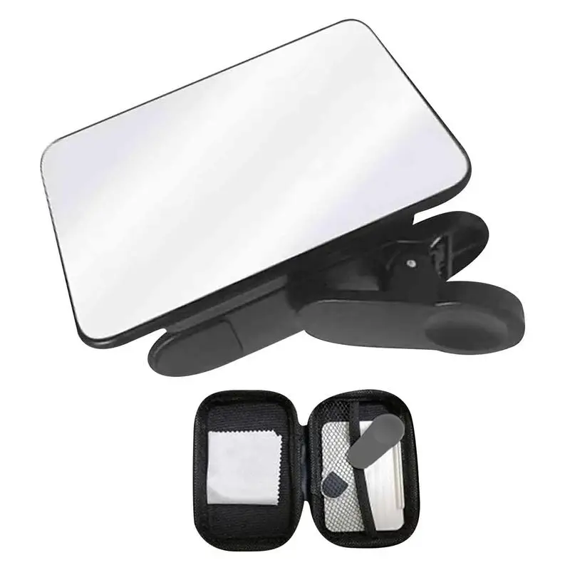 

Smartphone Mirror Reflection Clip Glass Phone Camera Mirror Reflection Clip Set Adjustable Universal Creative Photo Tools For