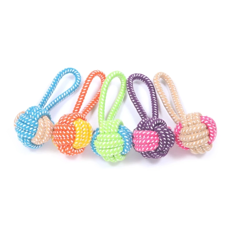 Dropship Pet Dog Toys For Large Small Dogs Toy Interactive Cotton Rope Mini Dog  Toys Ball For Dogs Accessories Toothbrush Chew Premium Cotton-Poly Tug Toy  For Dogs Interactive Rope Dog Toy For