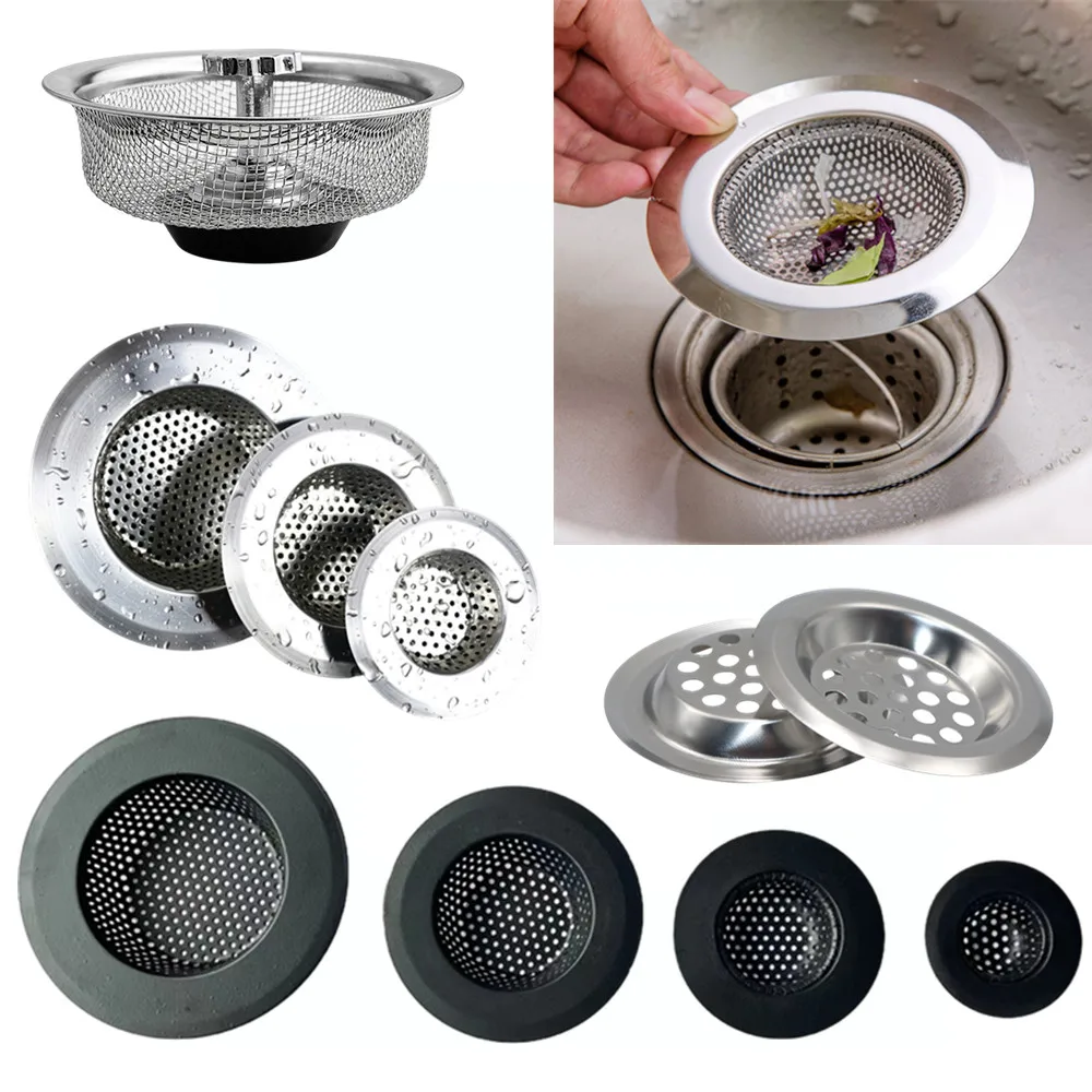 1PCS-Kitchen-Sink-Filter-Stainless-Steel-Mesh-Sink-Strainer-Filter ...