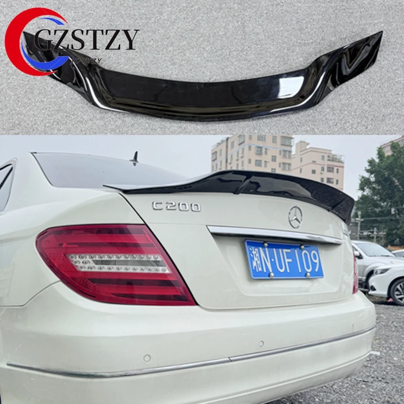 

Стиль Renntech, спойлер для Benz W204 C300 C180 C220 2007-2013, 4 двери и 2 двери, седан C Класс