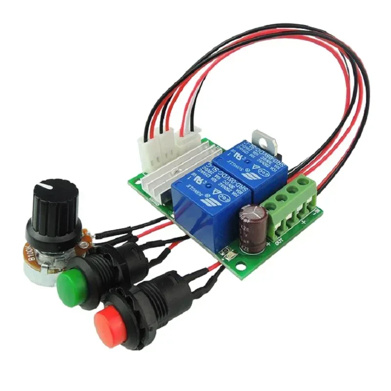DC Motor Speed Controller Motor Speed Controller Electric Motor Speed Controller DC 6V 12V 24V PWM DC motor speed controller forward and reverse switch Linear actuator motor controller adjustable Speed Control