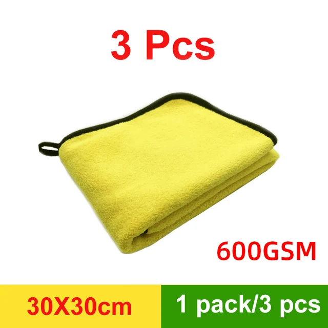  Microfiber Towel Car Microfiber Cloth Wash Towel Microfiber Cleaning Cloth Car Wash Drying Towel Auto Detailing 