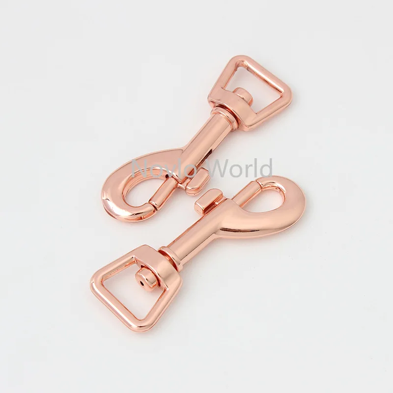 10-50 pieces 5 colors 54X12mm top ending gold silver tone trigger  DIY snap hook clasp metal clip swivel dog leash