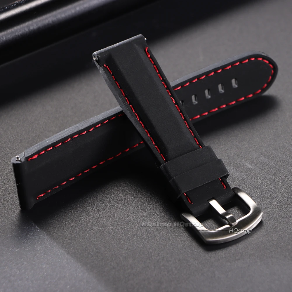 Universal Silicone Rubber Soft Watch Band - Premium Quality Wristband Accessory