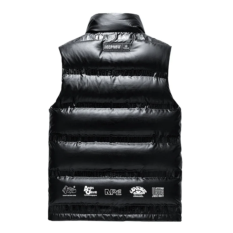 Causal Sleeveless Men Jacket Winter Warm Padded Waistcoat Male Clothe High Quality Duck Down Fashion Lightweight Thick Vest Coat