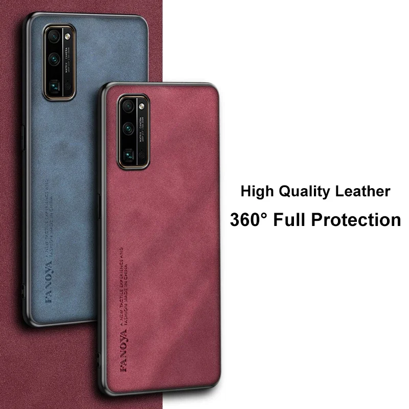 Premium Matte PU Leather Phone Case - Elegant Protection Cover
