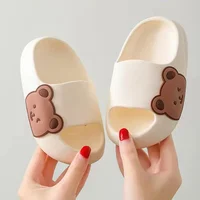 Summer Baby Shoes Sandals for Boy Girls Cartoon Bear Kids Toddler Rubber Slippers for Children Home Garden Beach Shoes 2-12Y 2