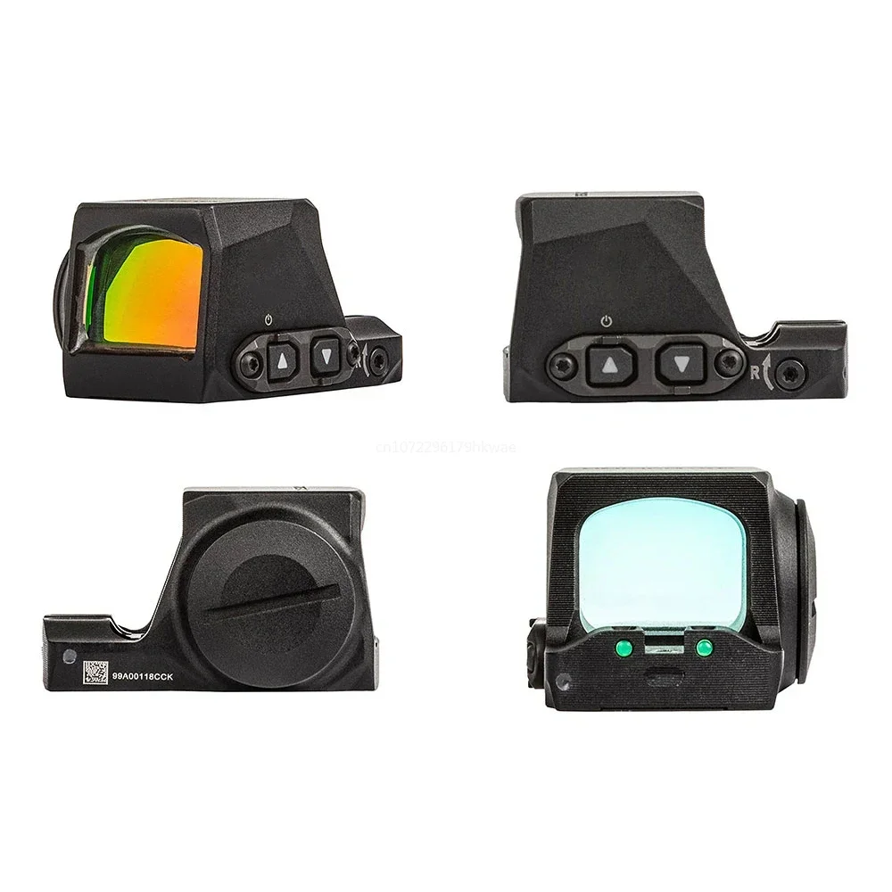ROMEO-X 1x24mm 2&32 MOA Circle Dot Reticle Red Dot Sight w/Glock Mount Plate&Picatinny Mount MOTAC Airsoft Hunting RMS Footprint 3