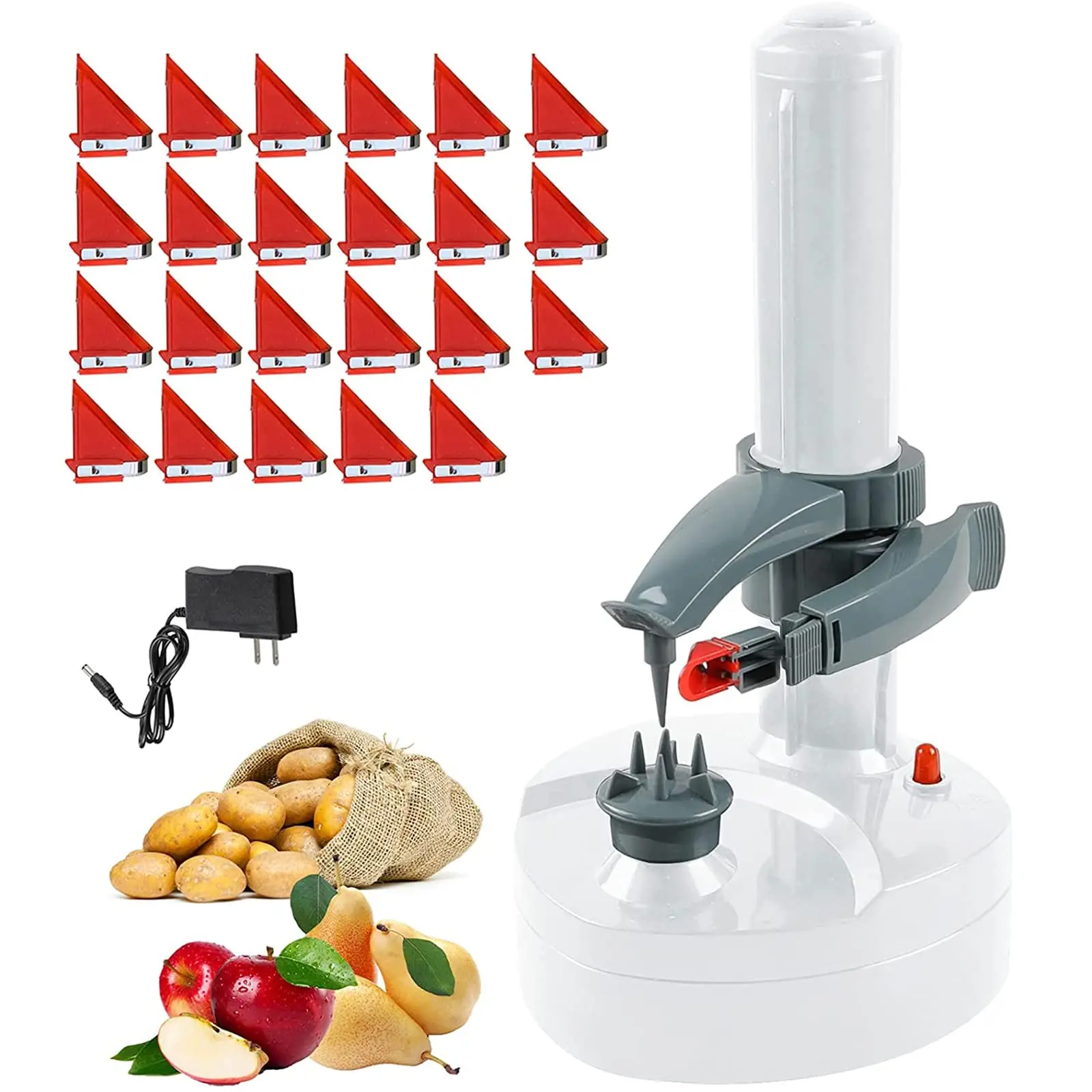 

Electric Spiral Apple Peeler Cutter Slicer Fruit, Vegetable Fruit Peeler Machine, Kitchen Accessories Potato Peeling Tool