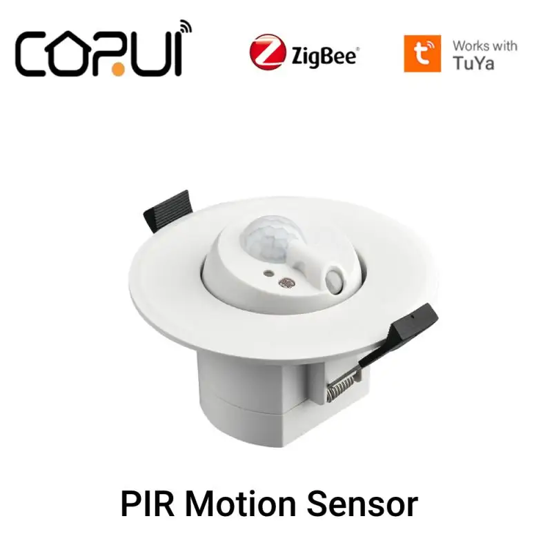 

CORUI Tuya Zigbee Smart Ceiling-mounted PIR Motion Sensor Human Presence Sensor Human Body Motion Detection Sensor