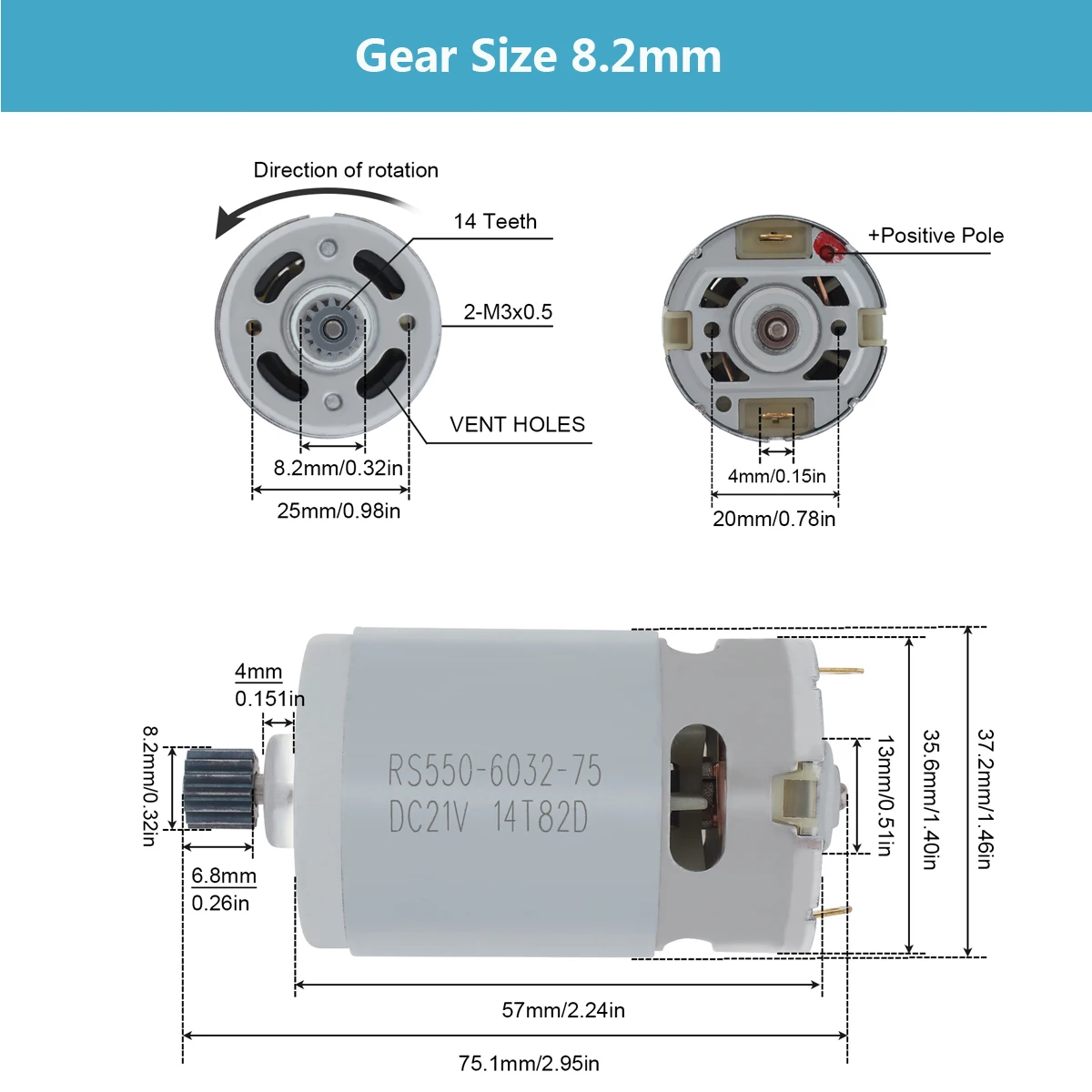 Micro Motor para Serra Alternada, Furadeira Elétrica,