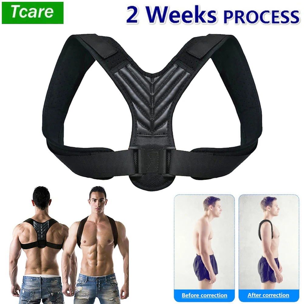 

Tcare Posture Corrector for Women Men Comfortable Back Brace for Spinal Alignment, Posture Support, Adjustable Back Straightener