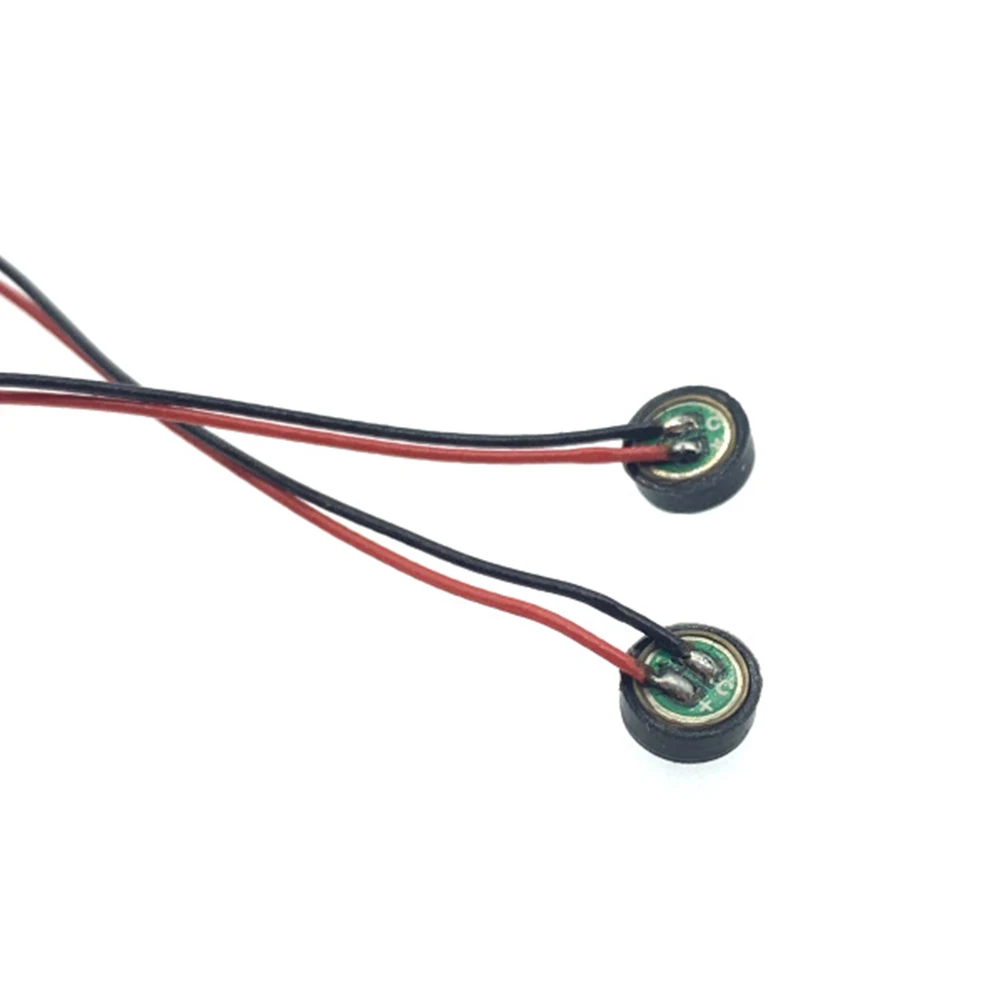 

10pcs Electret Condenser MIC Capacitive Electret Microphone 4mm x 1.5mm for PC Phone MP3 MP4 with 2 Leads wire wire length:5.5CM