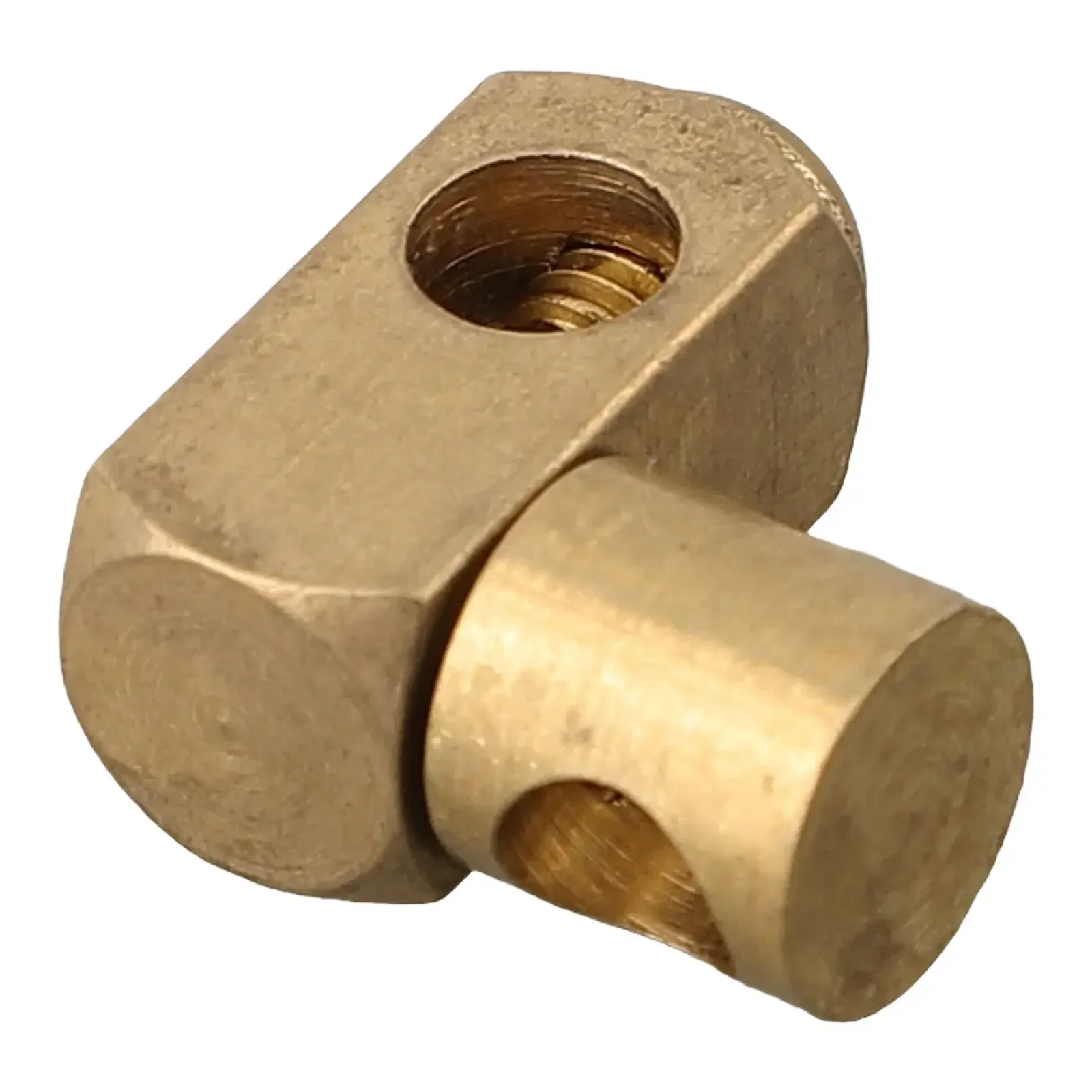 Universal Double Joint Piece For Eccentric Drain Fitting Degrees Adjustable Metal Double Joint Piece Tool Parts 2Pcs