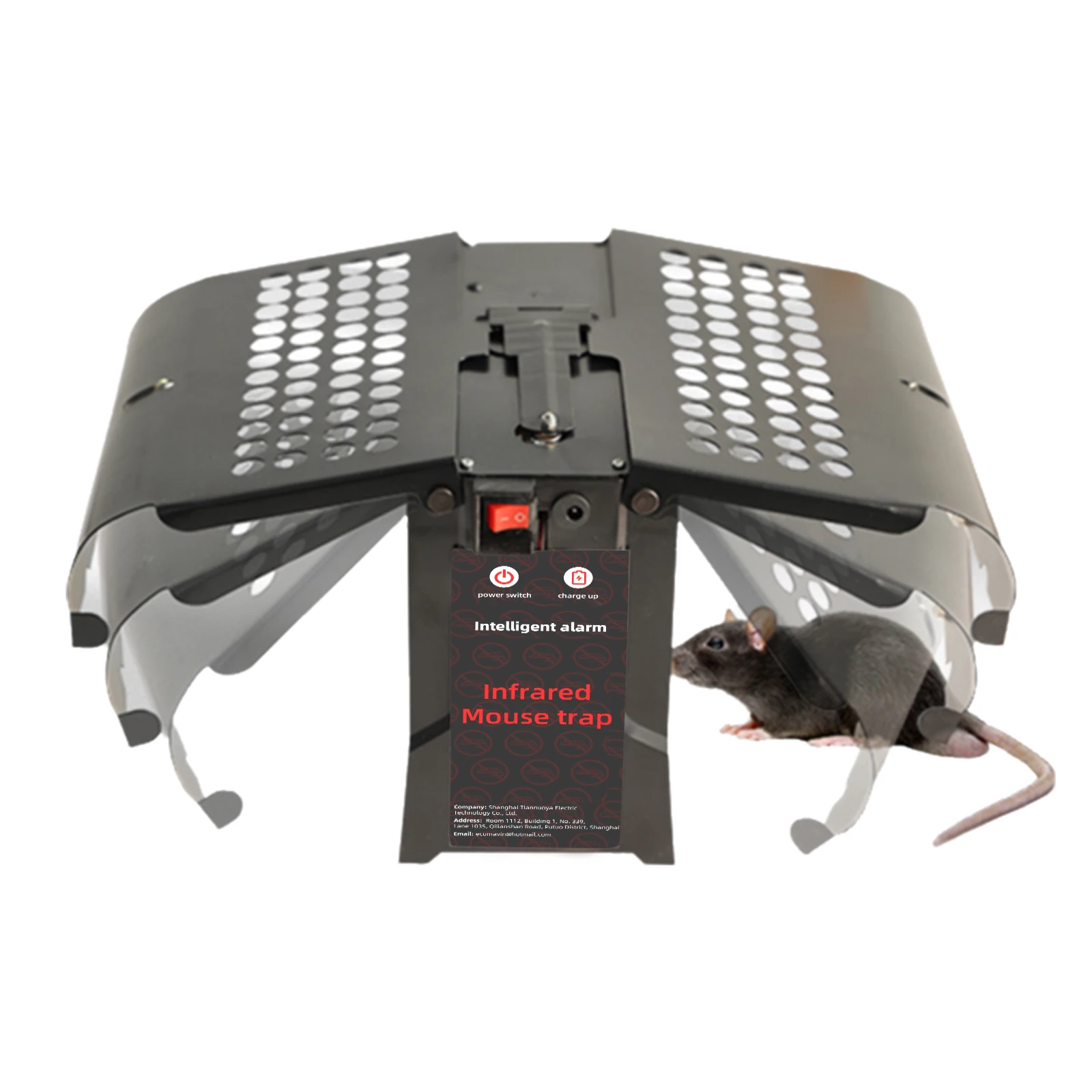 Infrared intelligent induction mousetrap household cage continuous automatic mousetrap