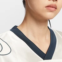Nike officiel véritable 2025 été femmes imprimé maille respirant col en v manches courtes HJ0281-133 3