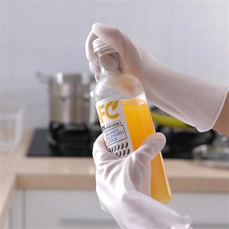 Dishwashing Gloves Ergonomic Easy To Clean Effective Cleaning Material Safety Durable Long Lasting Kitchen Gloves Rubber dishwashing gloves cleaning gloves