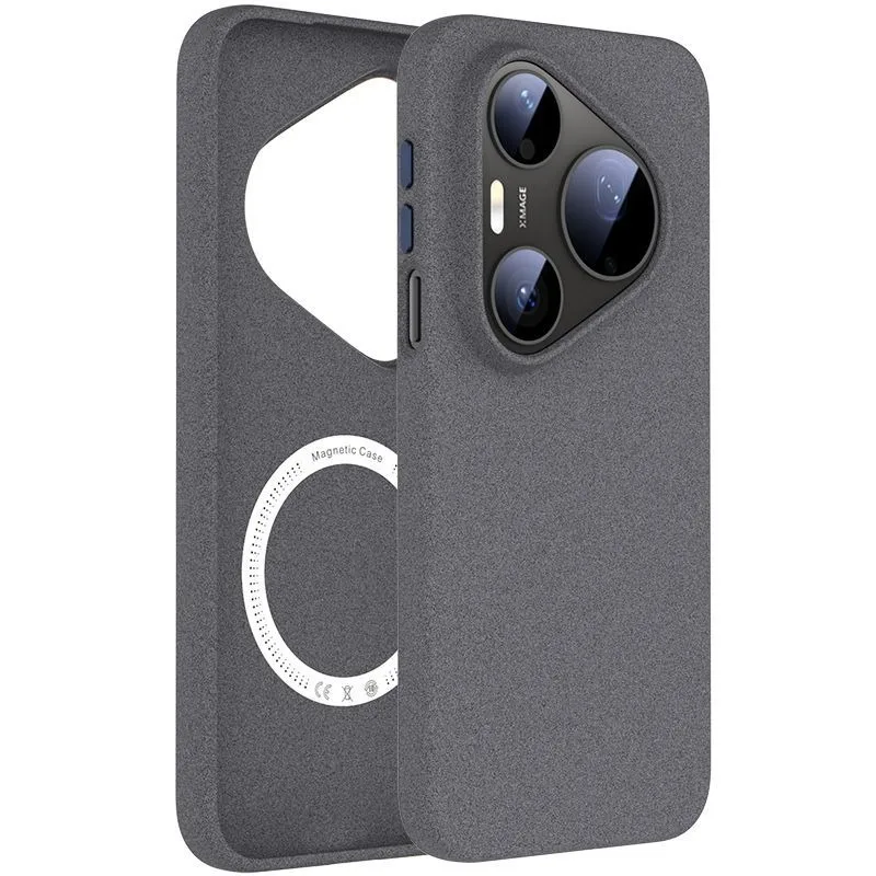 Magnetic Luxury Frosted Case with Built-in Wireless Charging Magnet