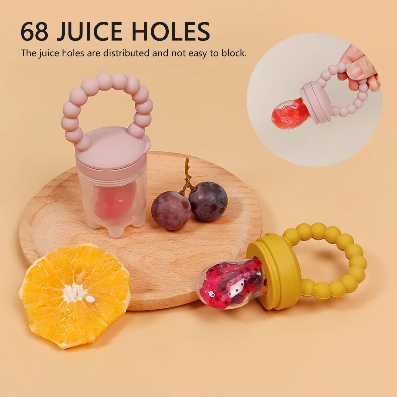 Silicone Nipple Feeder Newborn Training Fruit Feeder Fresh Food Nibbler
