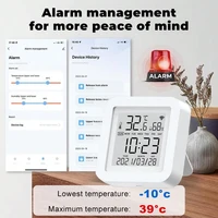 Tuya 2.4GWIFI Temperature & Humidity Sensor for Smart Home var SmartLife Thermometer Hygrometer Support Alexa Google Assistant - Image 6