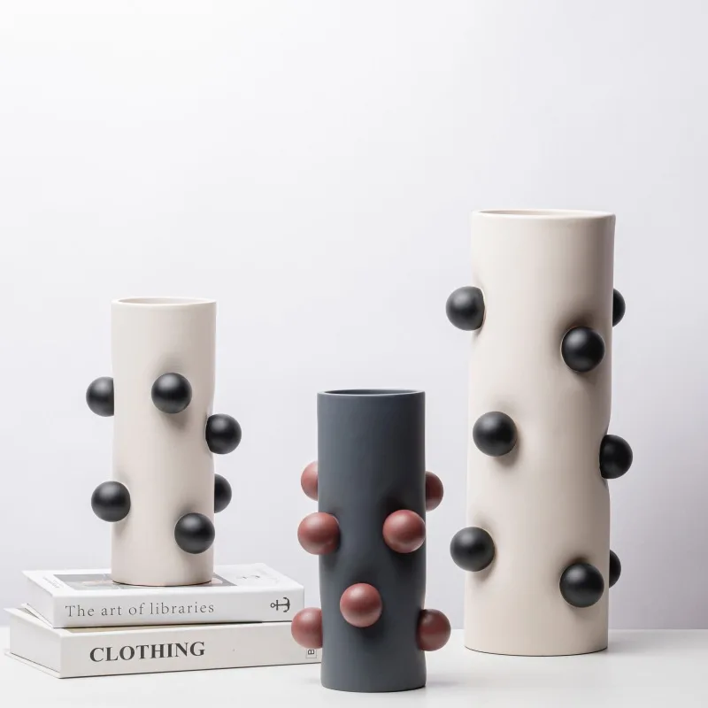 Creative Resin Vase Geometric Ball Vase Floral Arrangement Accessories Terrarium Flower Vase Pot Home Decoration Accessories 5