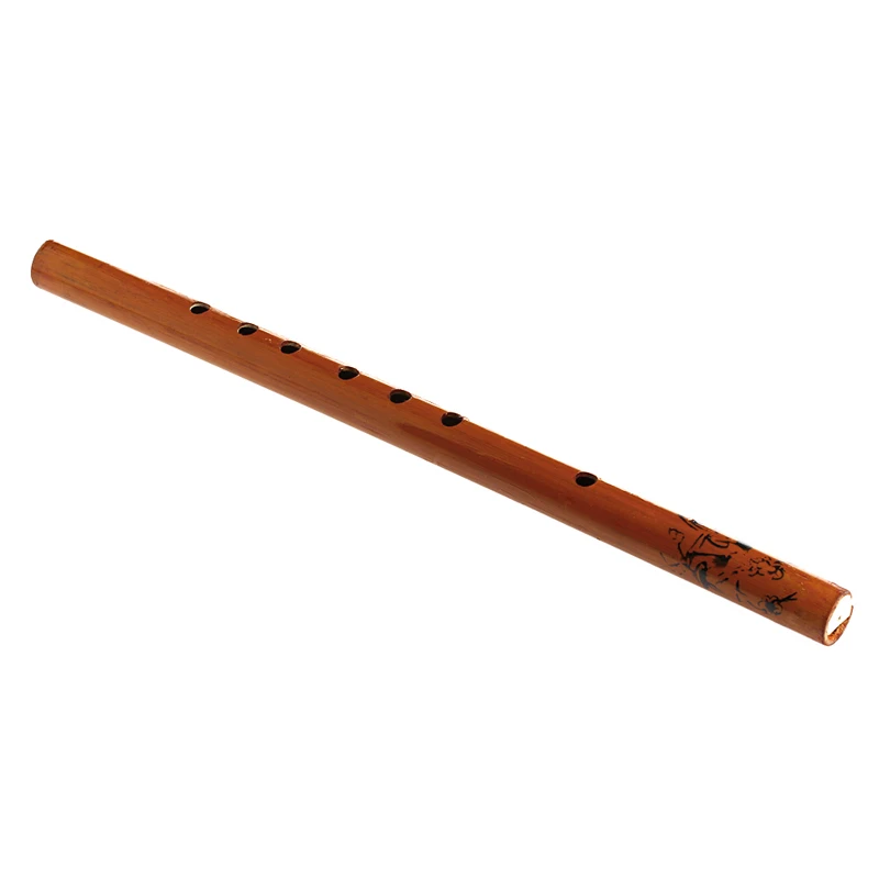 Traditional 6 Hole Bamboo Flute Clarinet Student Musical Instrument Wood Color chinese dizi vertical flute transverse flute