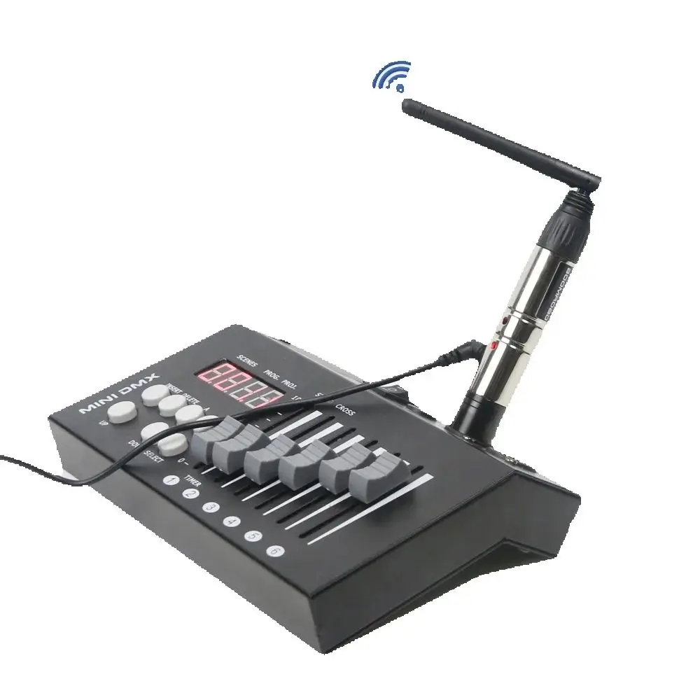 DMX Controller 2.4G Wireless Dmx Controller 3pins XLR DMX512 Transmitter Receiver For Professional Stage Effect Light Equipment