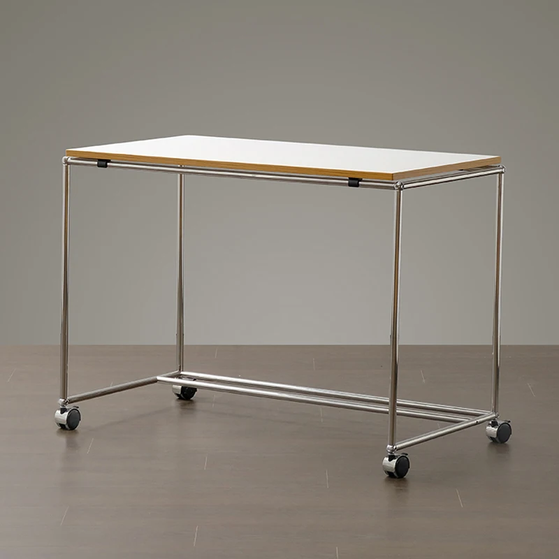 

Removable Middle stainless steel rectangular desk
