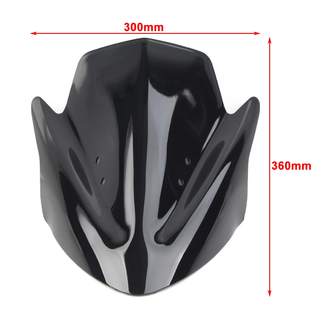 Motorcycle Fairing Motorbike Windshield Windscreen Faring ABS For Kawasaki ER6N 2012 2013 2014 2015
