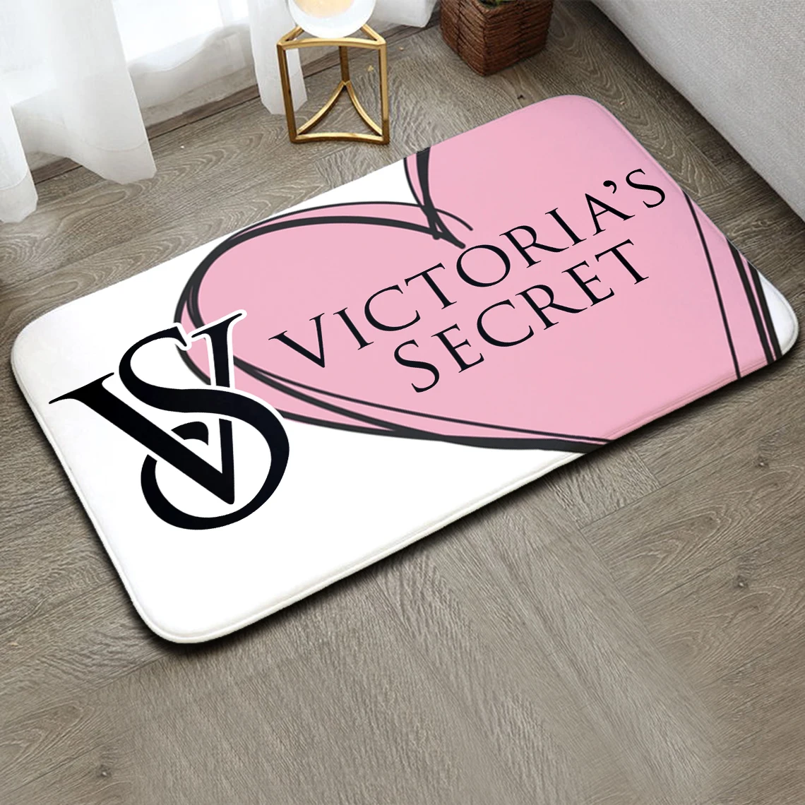 V-Victoria 'S S-Secret Tappetino Da Bagno Balcone Tappeto Antiscivolo Cuore Cucina Tappetini Porta Ingresso Zerbino Tappeto Camera Casa Tappetino