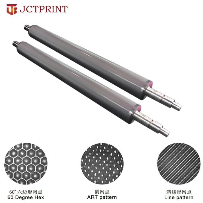 

Customized flexo anilox roller micro gravure roll for printing factory