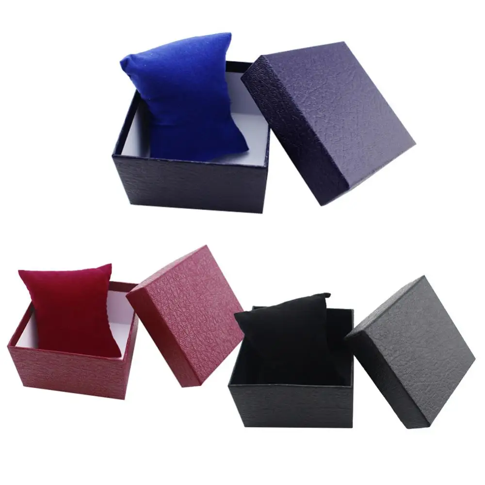 Faux Leather Jewelry Wrist Watches Holder Display Storage Box Organizer Case Gift watch storage box watch storage bag watch storage pouch watch display stand leather storage box
