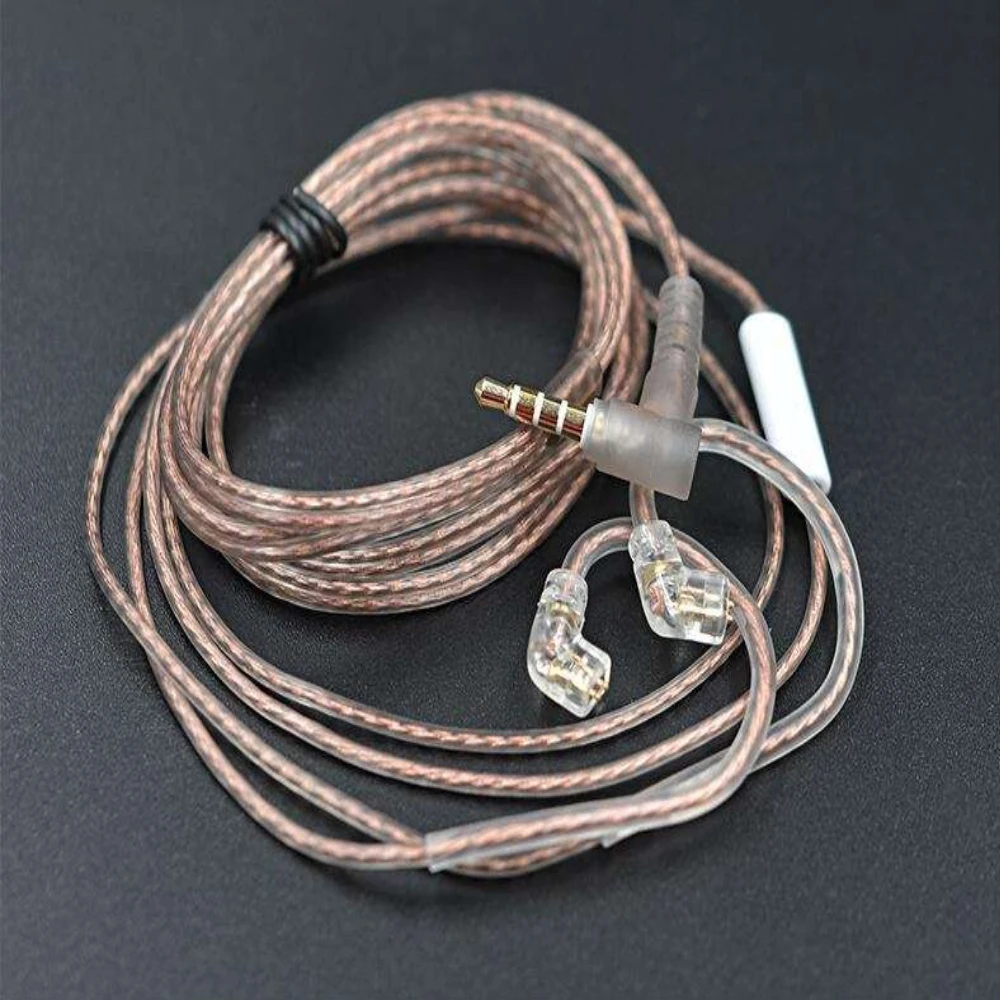 KZ Cable de cobre de alta pureza para auriculares, Cable de