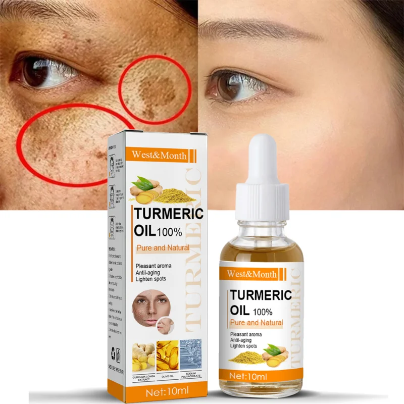Turmeric Remove Dark Spots Essential Oil Anti Wrinkle Serum 100 Pure