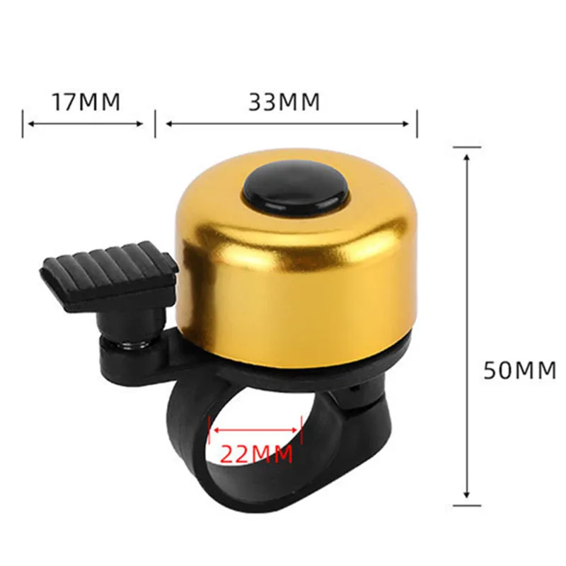Alloy Bicycle Bell Alarm Horn Handlebar Ring Bike Accessories 1PC For Safety Cycling mountain bike bell bicycle bell bicycle accessories bicycle horn bicycle alarm