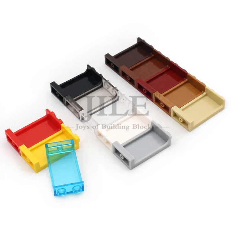 MOC 87544 패널 측면 지원 중공 스터드 DIY 빌딩 블록 벽돌, 도시 스트리트 뷰 액세서리 장난감 호환, 1x2x3, 30 개