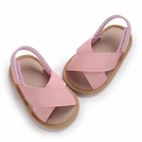 Summer Classic Multiple Pink Baby Sandals Comfortable and Casual Walking Shoes for Girls Aged 0-18 Months 4